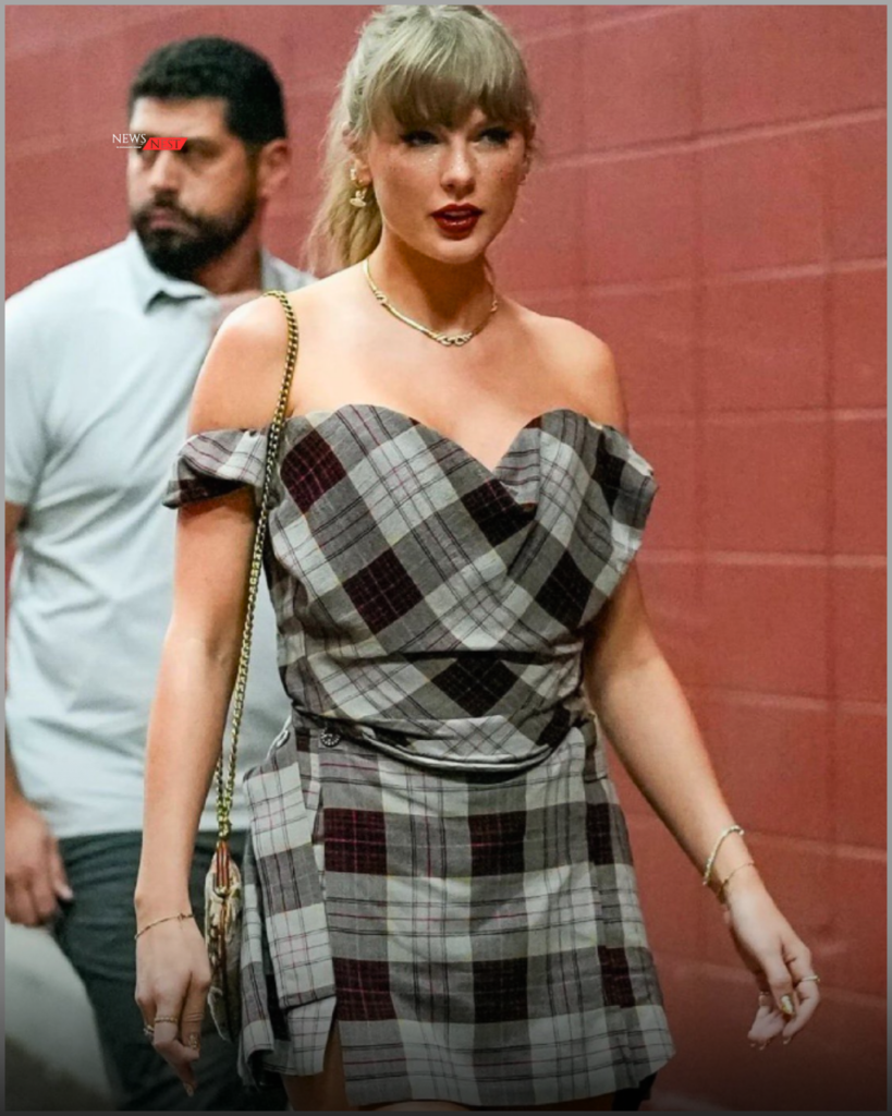 Taylor Swift Shines in Glitter to Cheer on Travis Kelce