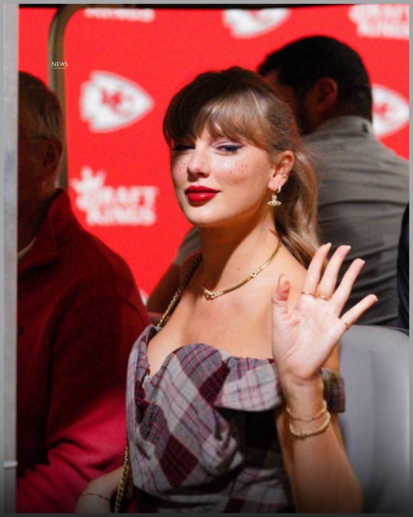 Taylor Swift Shines in Glitter to Cheer on Travis Kelce